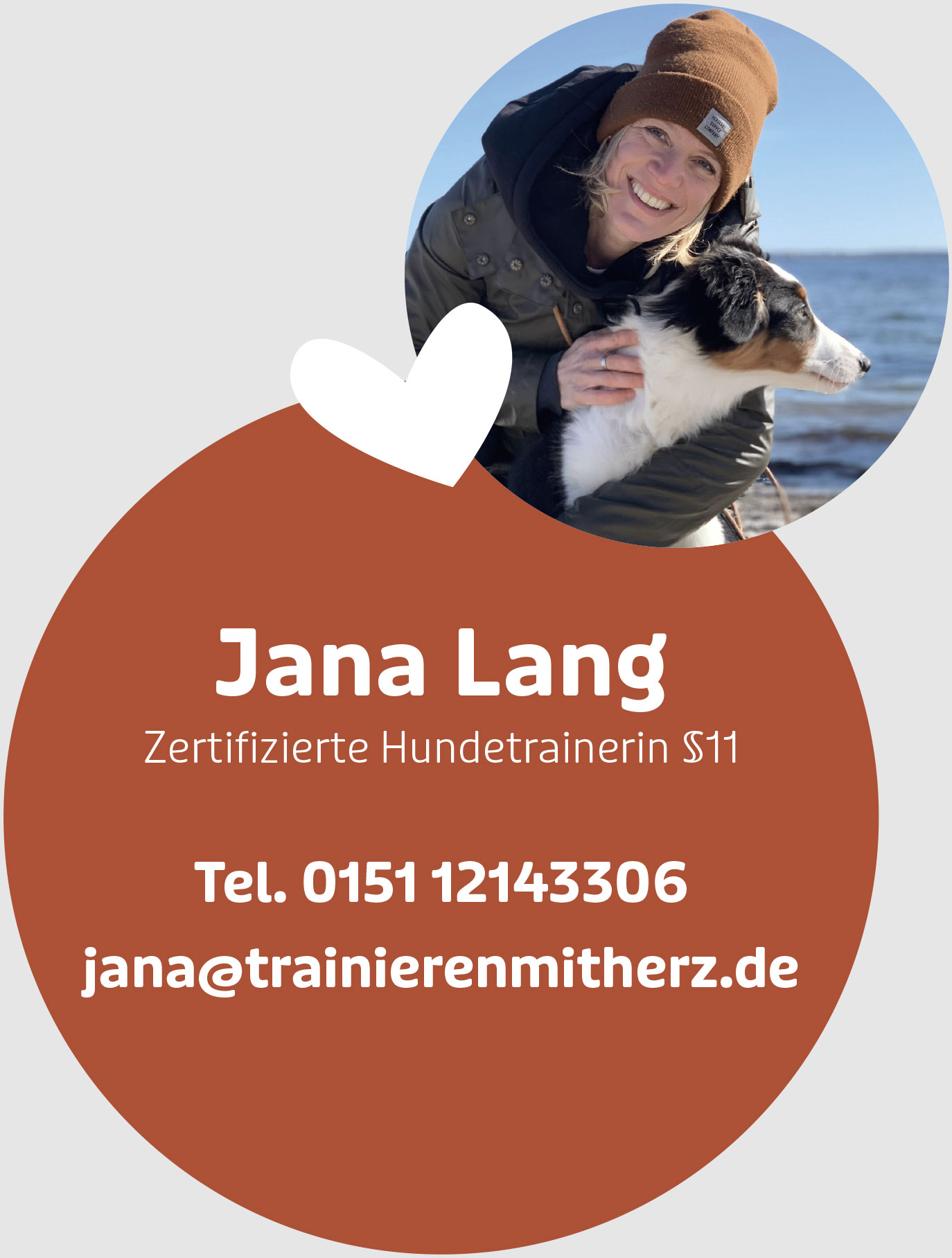 Jana mit Hund